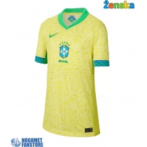 Brazil Domaci Dres za Ženska Copa America 2024 Kratak Rukav